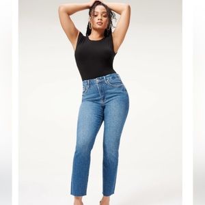 Good American high rise jeans